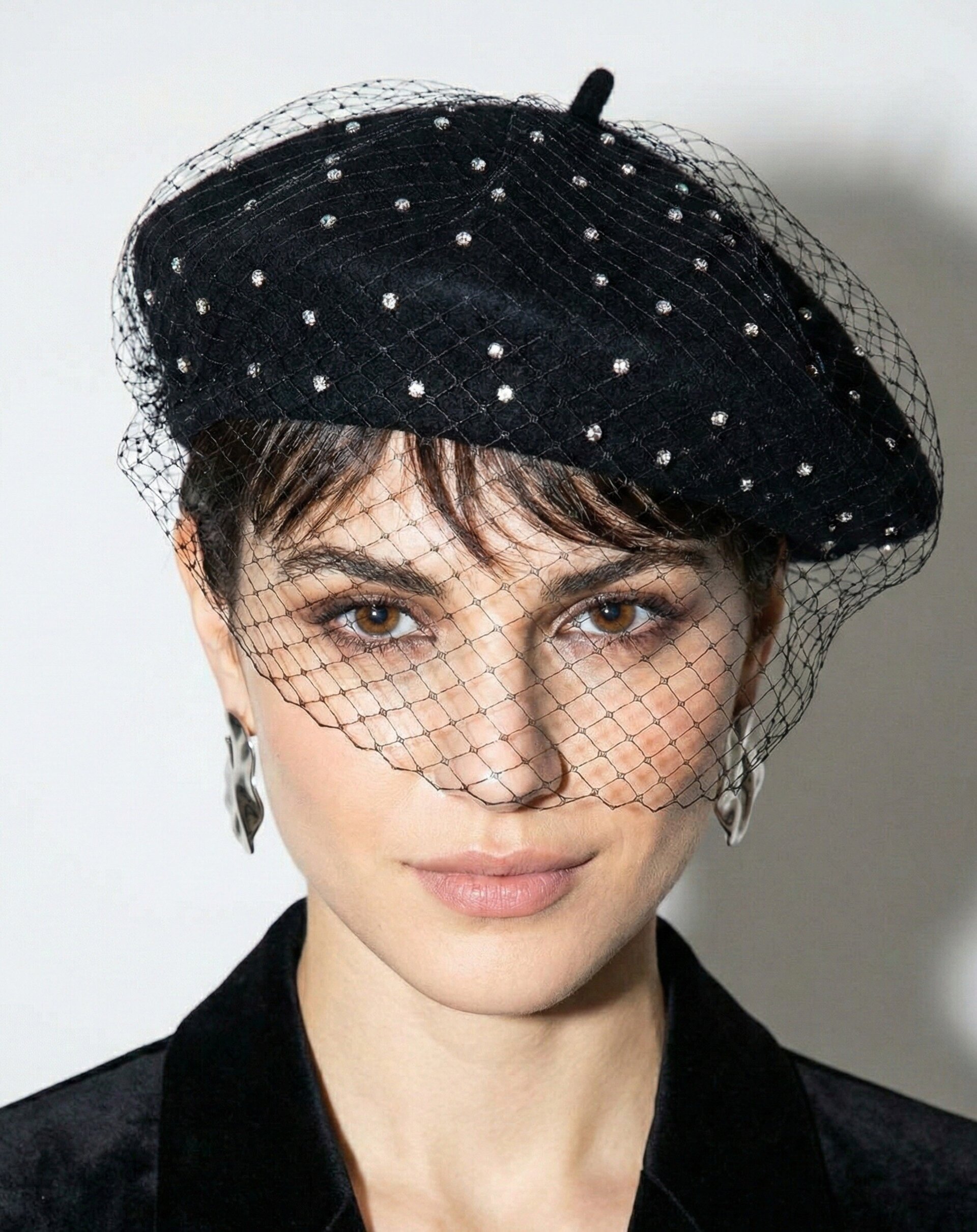 BOINA BLACK VEILED - 1