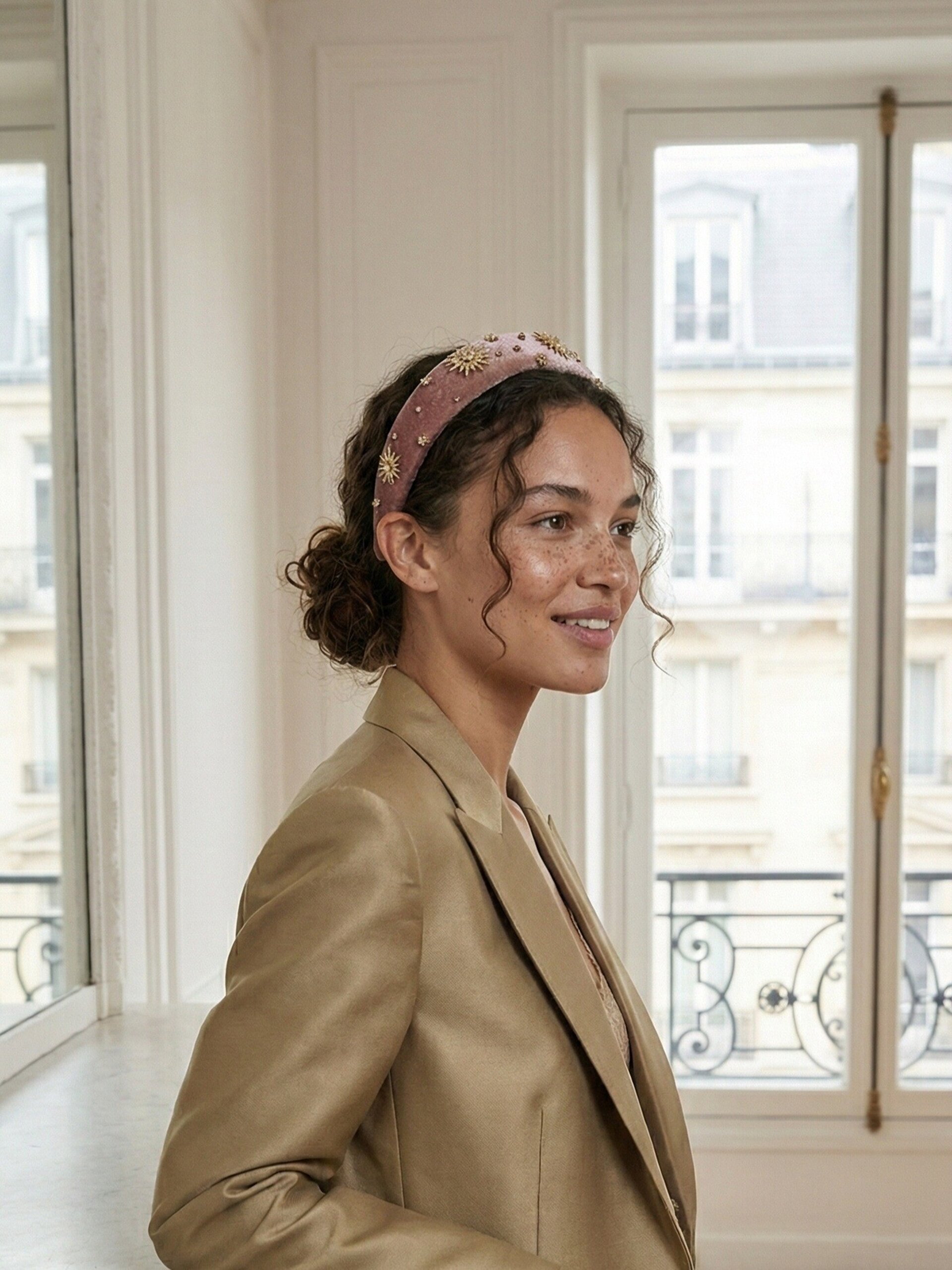 Diadema dust pink - 1